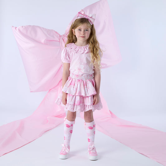 Pink Riri Skirt Set
