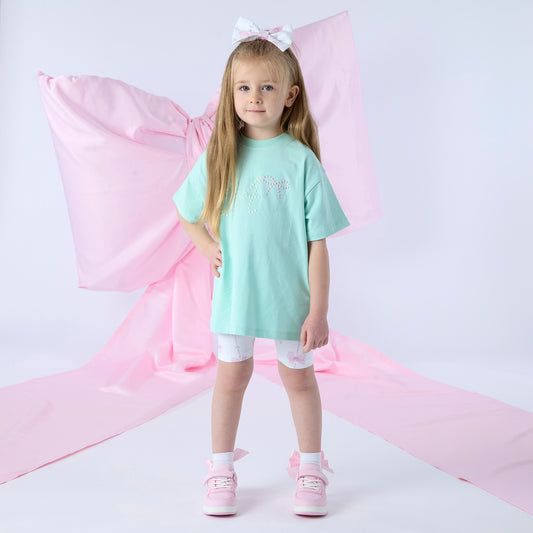 Mint Rebecca Cycling Short Set