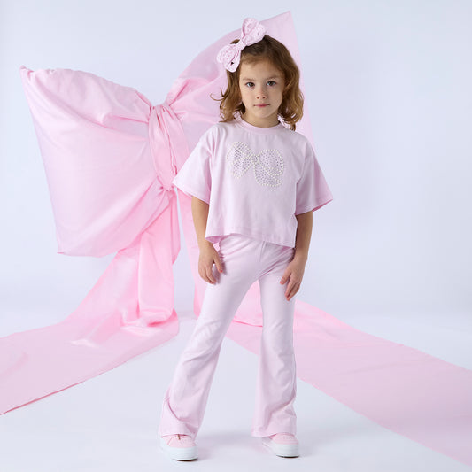 Pink Samantha Flare Set