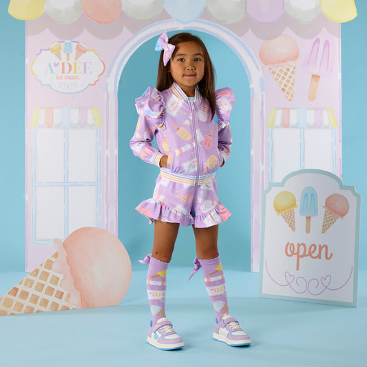 Lilac Stephanie Bomber