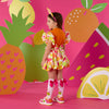Orange Tia Skirt Set