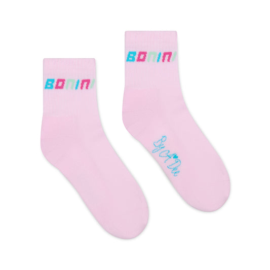 Pink Twirl Socks