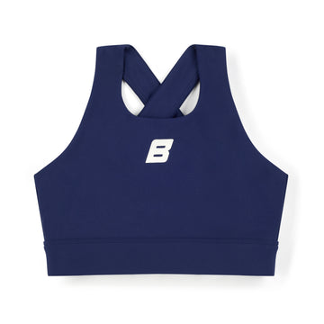 Navy Aspire Crop Top