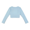 Blue Aspire Long Sleeve Crop Top