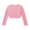 Pink Aspire Long Sleeve Crop Top