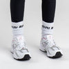White & Black Aspire Sports Socks