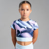 Blue Energy Crop Top
