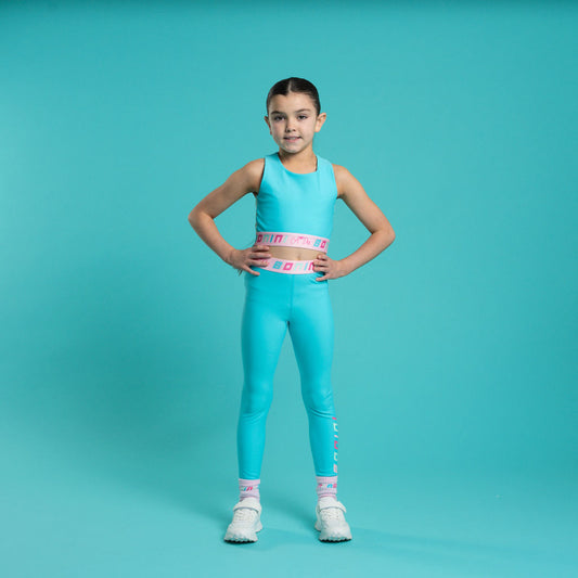 Blue Inspire Leggings