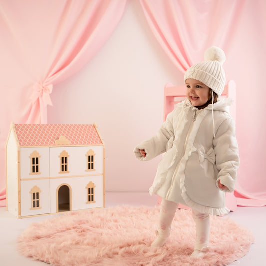 White Kaia Puff Jacket