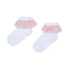 White Odette Ankle Socks