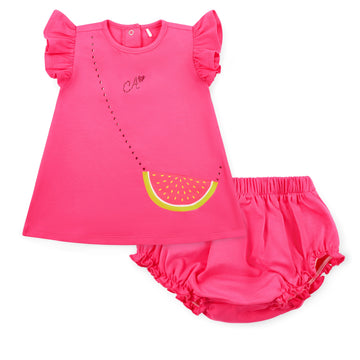 Pink Paisley Dress