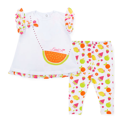 White Palmer Legging Set