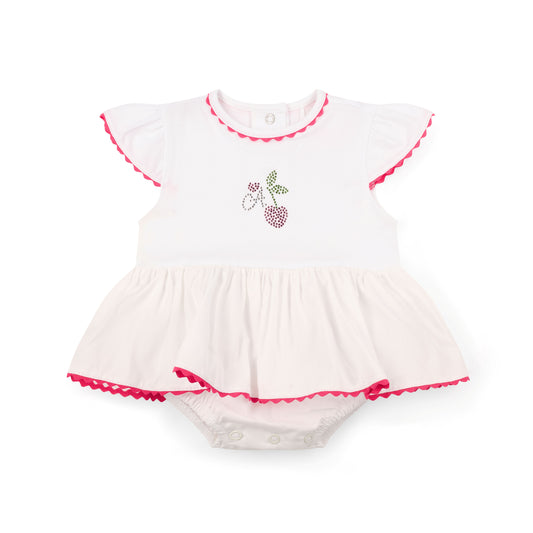White Peggy Romper