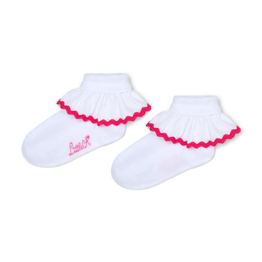 White Paige Ankle Socks