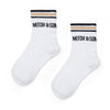 White Lawson Sports Socks