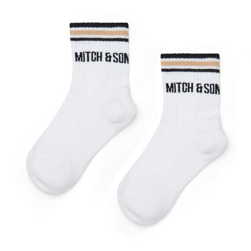 White Lawson Sports Socks