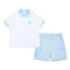Blue Oakland Shorts Set