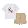 White Preston Shorts Set