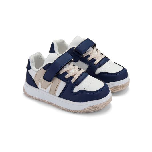 Navy Jump Low Trainers