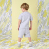 Grey Griffin Shorts Set