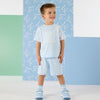 Blue Ollie Shorts Set