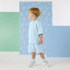 Blue Orlando Shorts Set