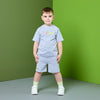 Grey Ray Shorts Set