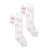 White Courtney Knee High Socks