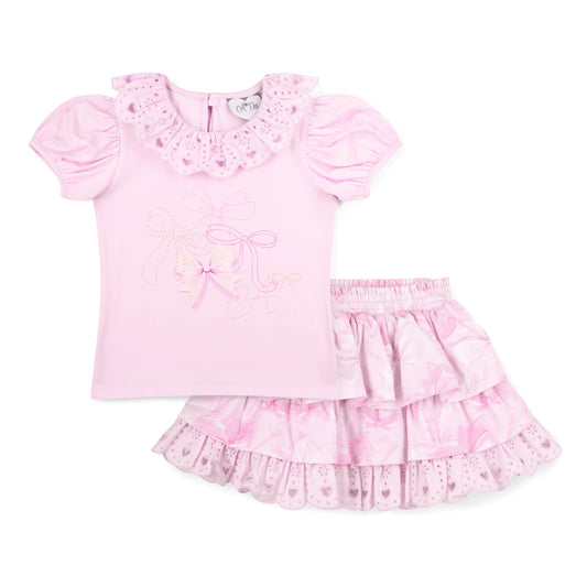 Pink Riri Skirt Set