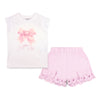 White Roxy Short Set