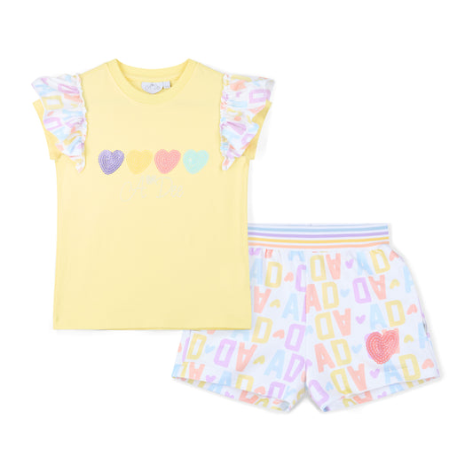 Yellow Sienna Short Set