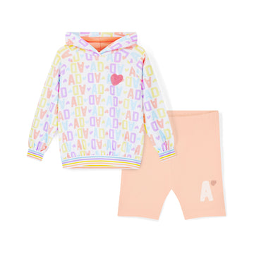 White Sisi Cycling Short Set