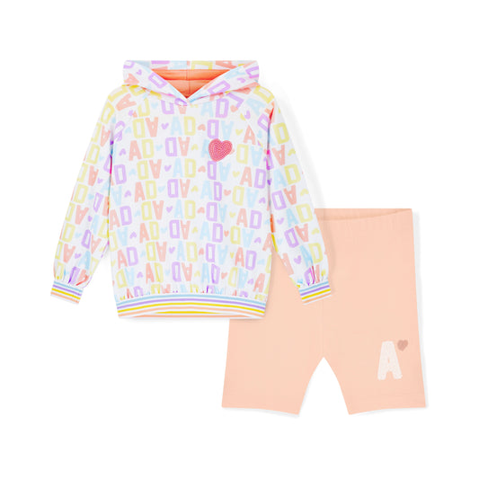 White Sisi Cycling Short Set