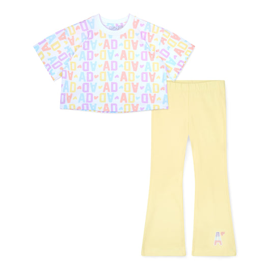 White Samantha Flare Set