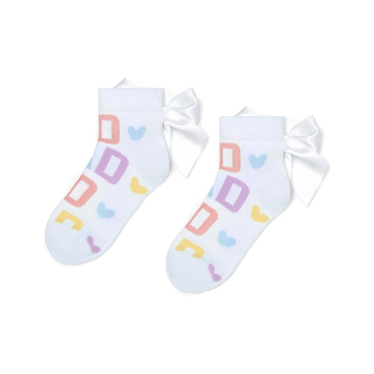 White Sasha Ankle Socks