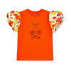 Orange Tia Skirt Set