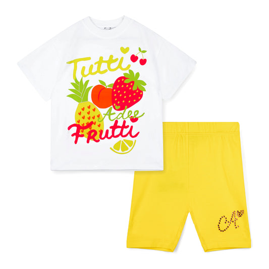 White Trinity Short Set