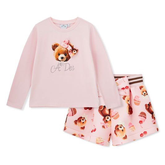 Pink Maya Shorts Set