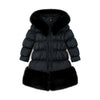 Black Rhea Long Length Jacket